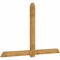 Ekena Millwork Eugene Rough Sawn Timber Gable Bracket, Western Red Cedar, 108"W x 68"H x 4"D x 6"F, 15/12 Pitch GBW108X68X0406EUG00RWR - alternate 4
